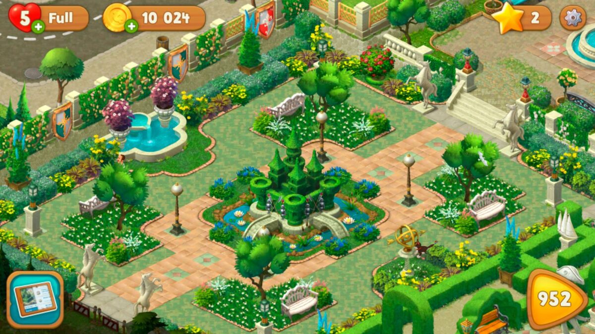 скачать взломанную игру gardenscapes
